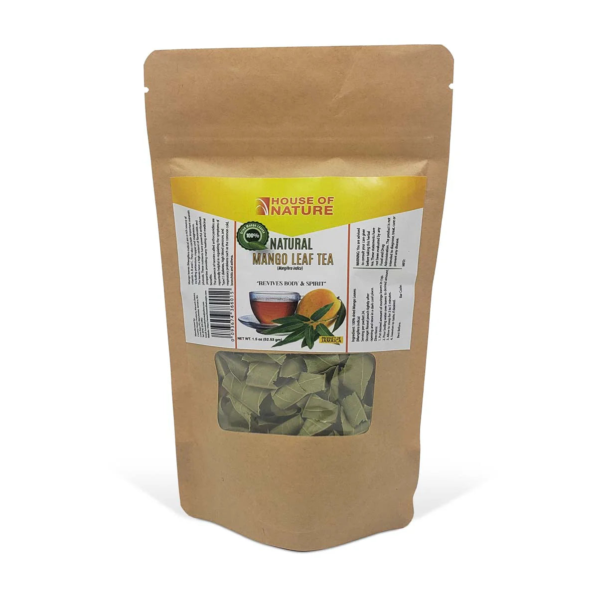 Country House Natural Mango Leaf Loose Tea Pouch, 1.5oz