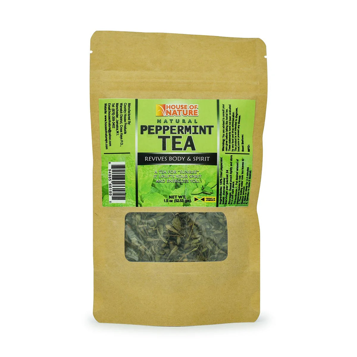 Country House Peppermint Loose Tea Pouch, 1.5oz