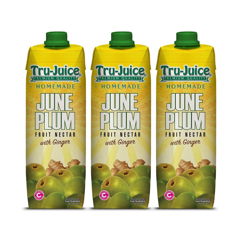 Tru-Juice June Plum Nectar with Ginger, 1L (3 Pack)