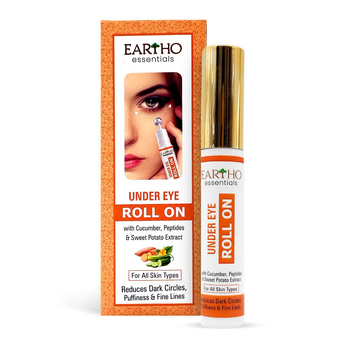 Eartho Essentials Under Eye Roll On, 15ml