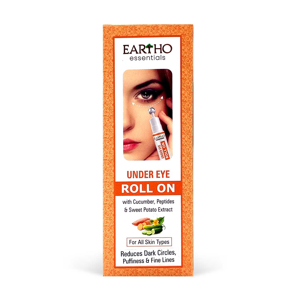 Eartho Essentials Under Eye Roll On, 15ml