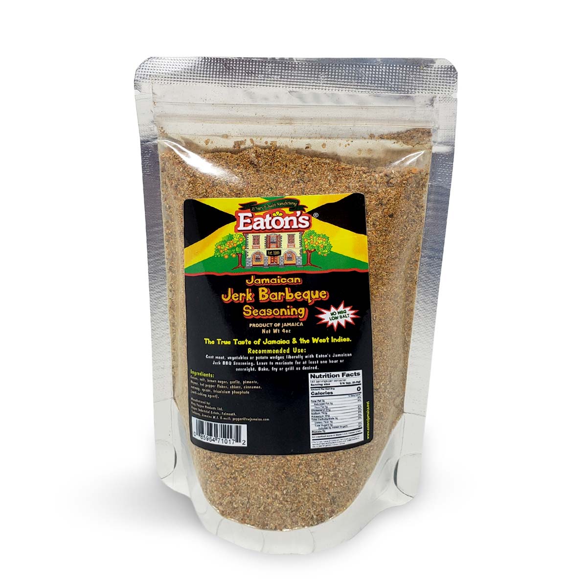 Eaton's Dry Jerk BBQ Seasoning, 4oz (2 Pack)