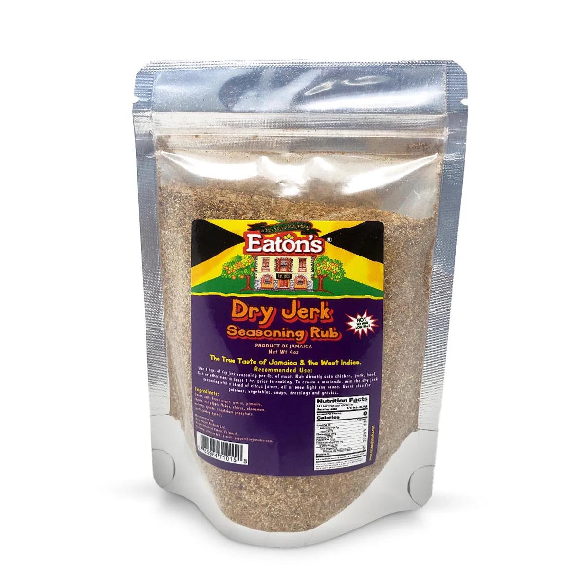 Eaton's Dry Jerk Seasoning Rub- Hot (2 Pack)