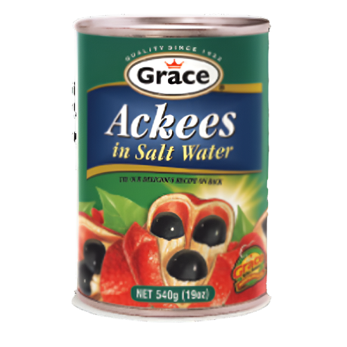 Grace Ackees in Salt Water, 540g (3 pack)