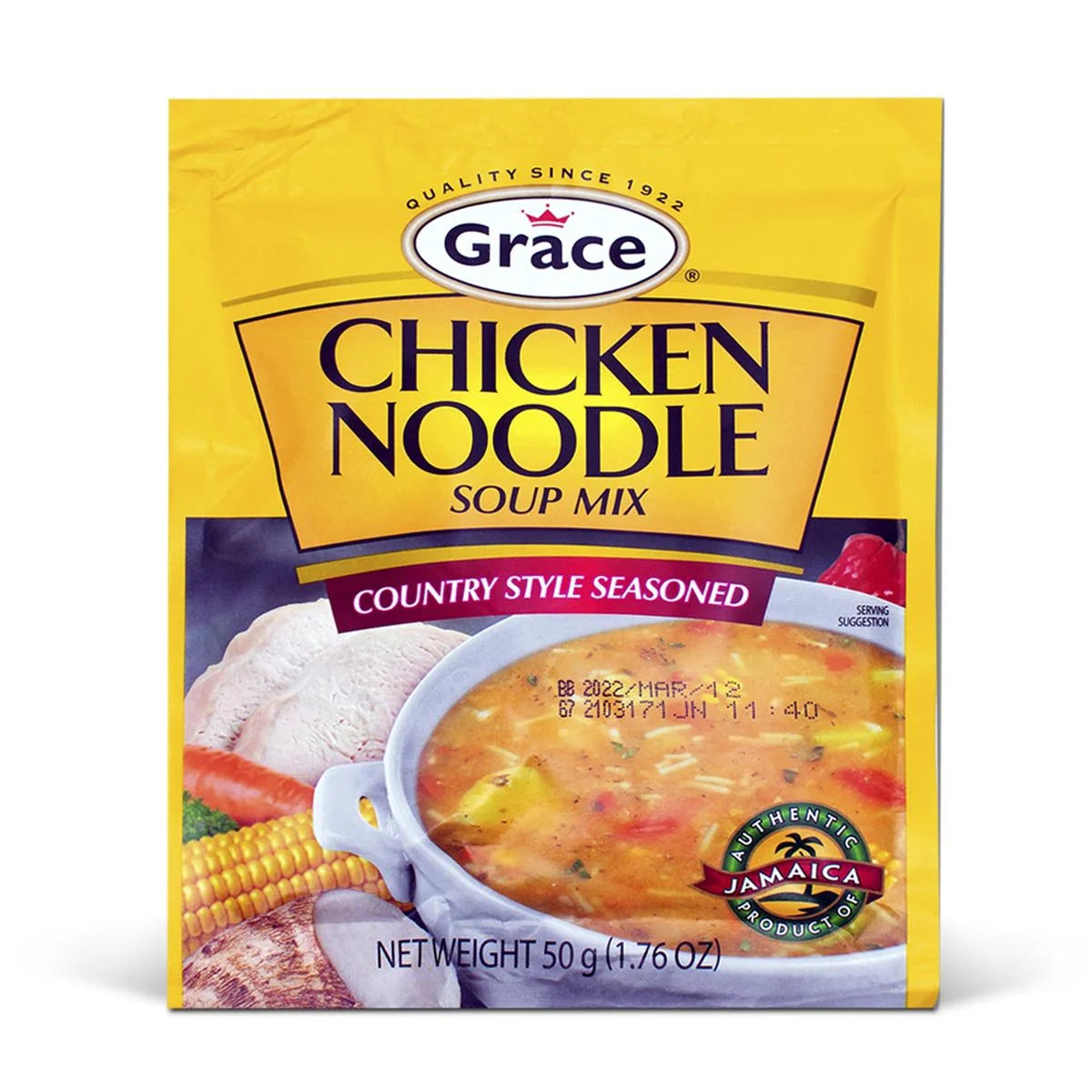 Grace Chicken Noodle Soup Mix, 50g (3 Pack)