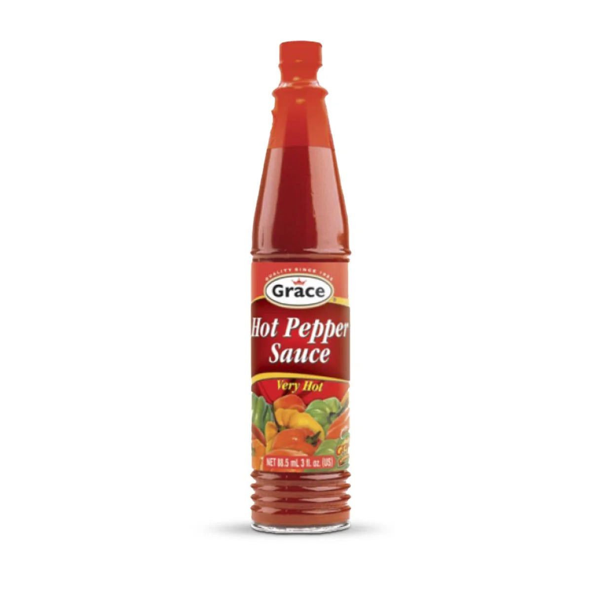 Grace Hot Pepper Sauce, 3oz (2 Pack)