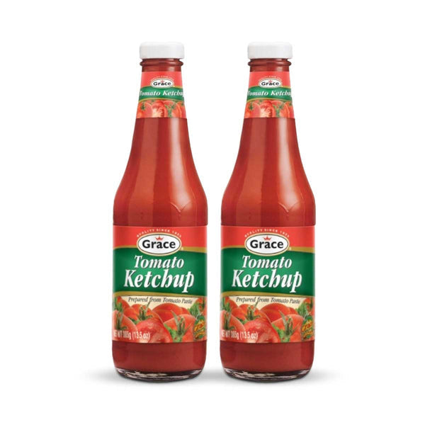 Grace Tomato Ketchup, 13.5oz or 28.2oz (2 Pack)