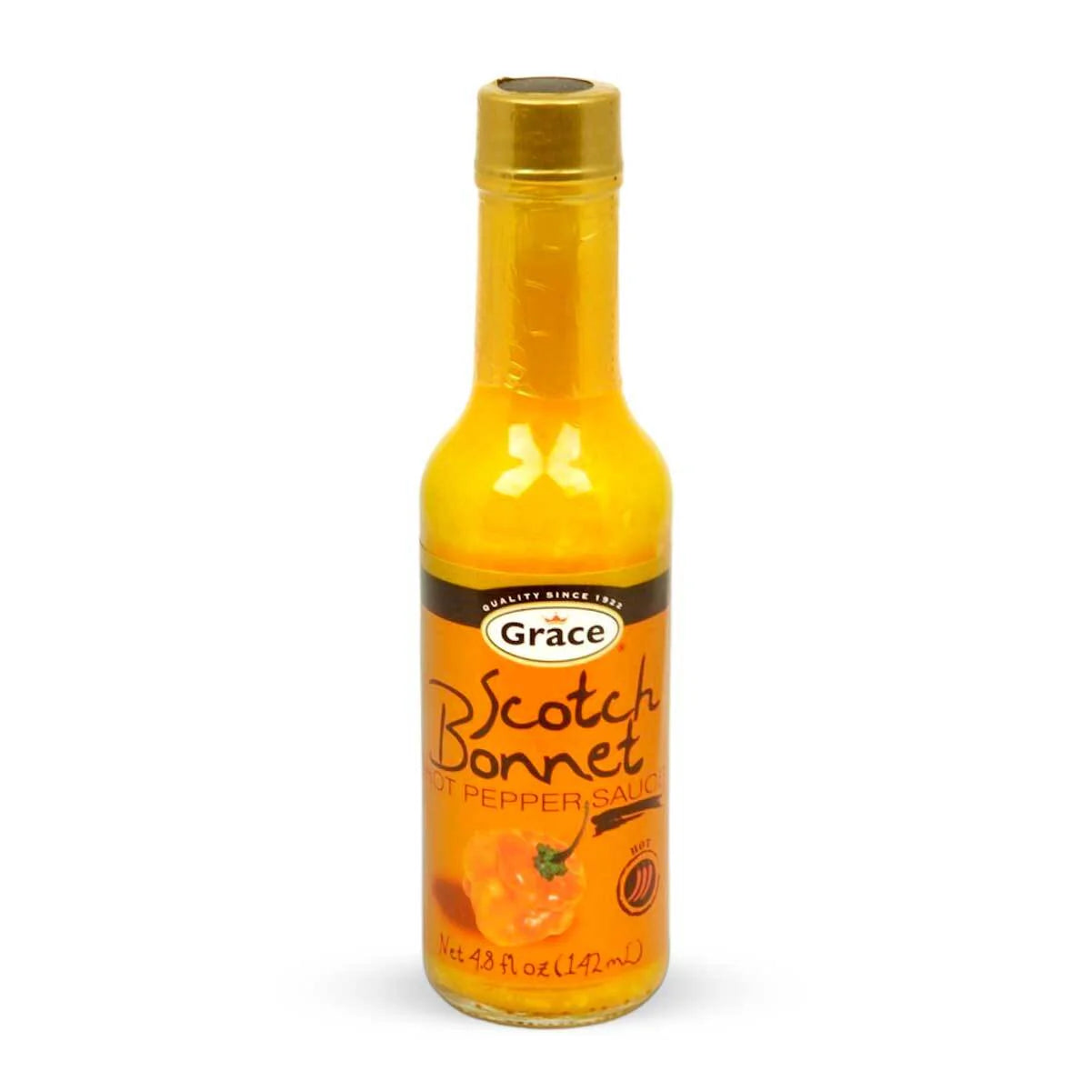 Grace Yellow Scotch Bonnet Sauce, 4.8oz