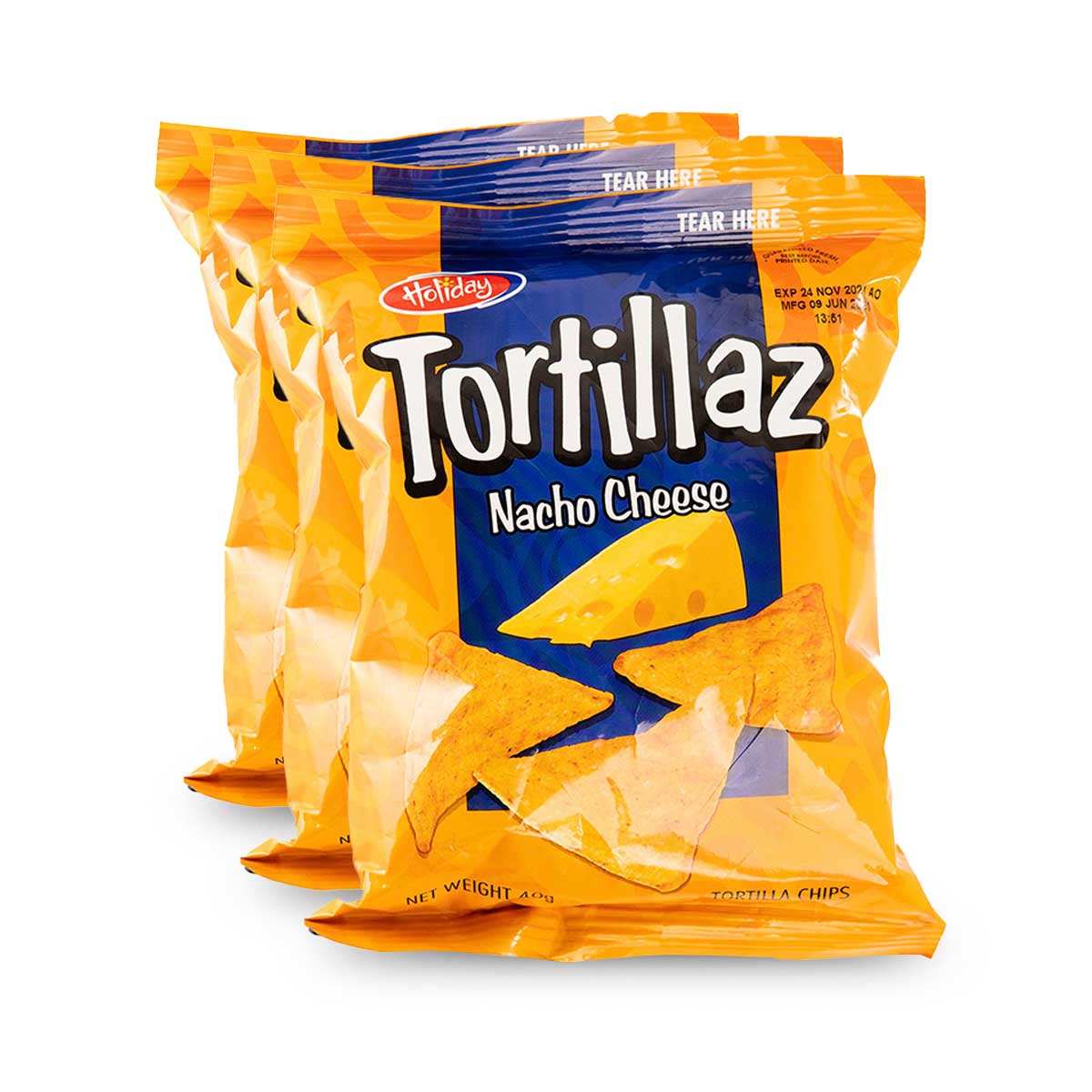 Holiday Tortillaz, 40g (3 Pack)