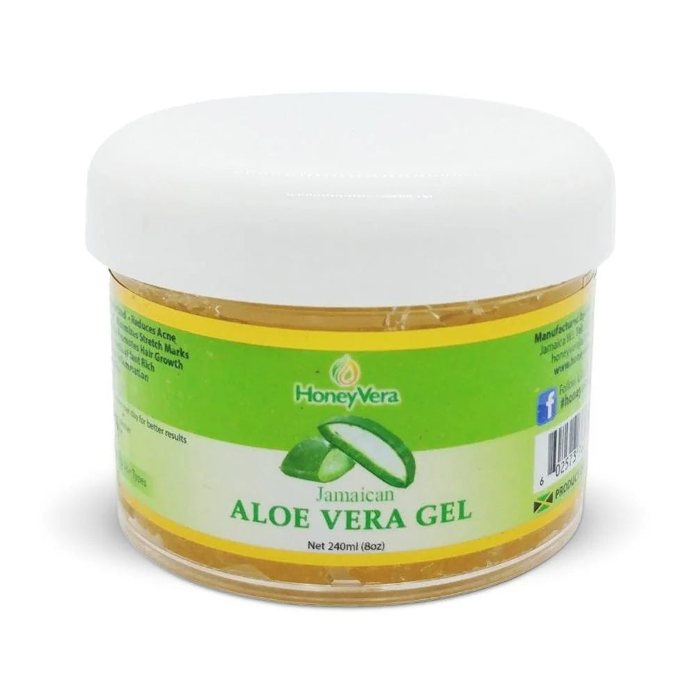 HoneyVera Jamaican Aloe Vera Gel, 8oz