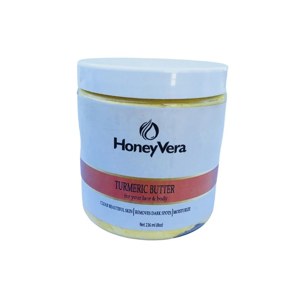 HoneyVera Turmeric Butter for Face & Body, 8oz