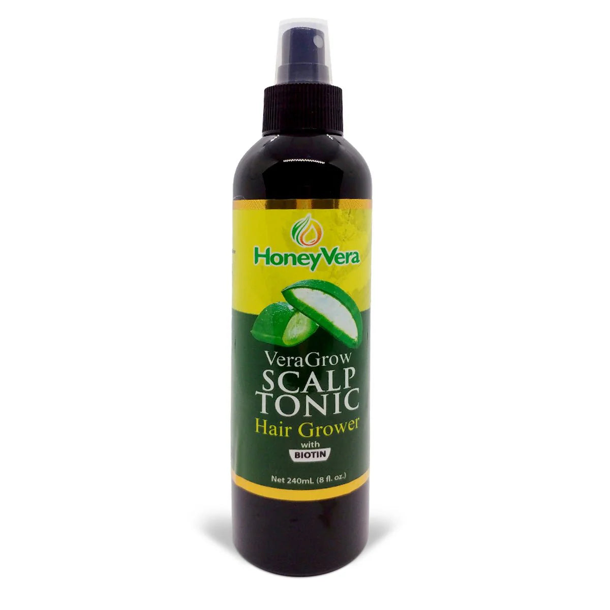 HoneyVera VeraGrow Scalp Tonic Treatment Hair Grower, 8oz