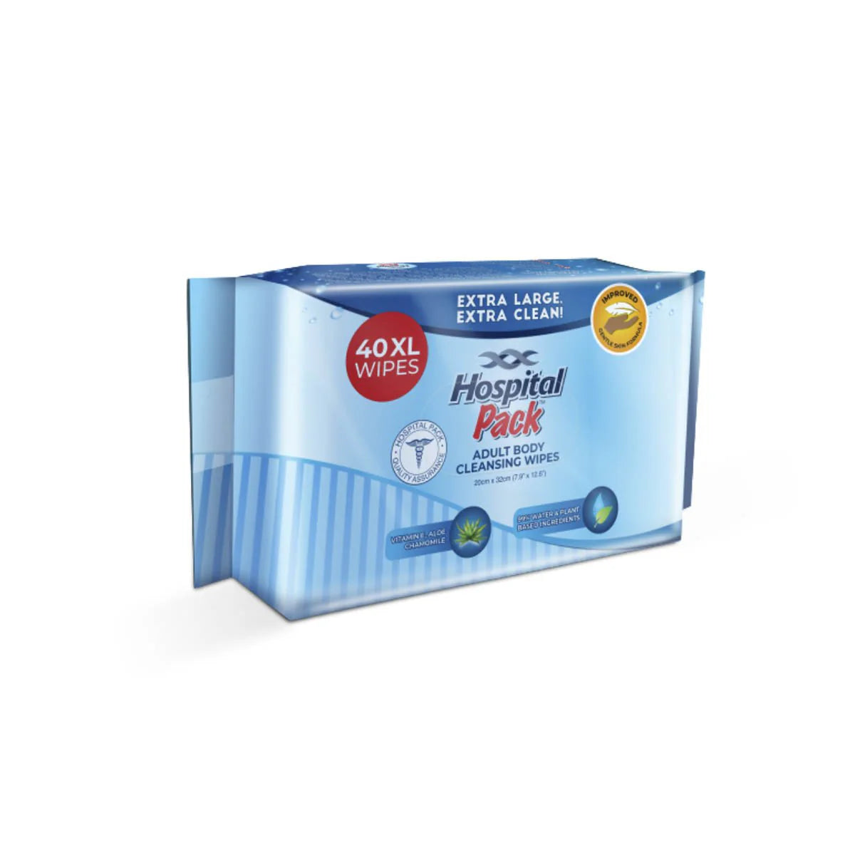 Hospital Pack Adult Body Cleansing Wipes