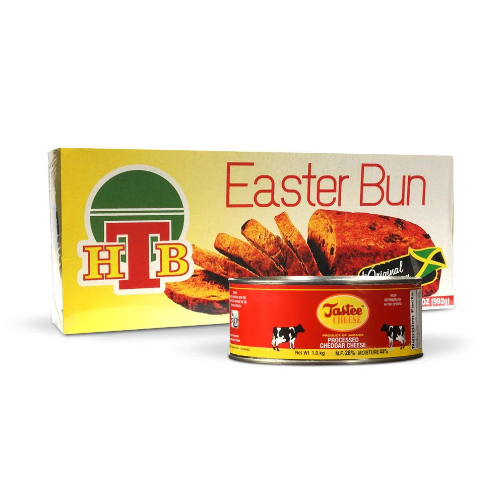 HTB Bakery Jamaican Bun and Tastee Cheese Bundle