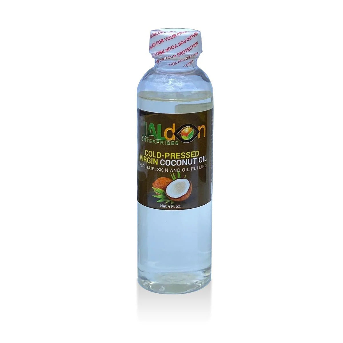 Jaldon Enterprises Cold-Pressed Virgin Coconut Oil, 4oz