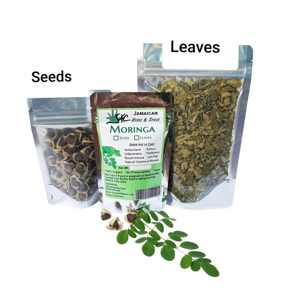 Jamaican Herbs & Spices Organic Dried Moringa Leaves