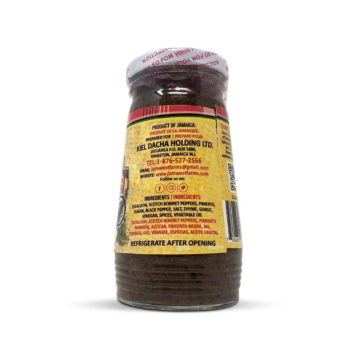 JamWest Farms Jerk Seasonings Mild and Spicy, 10oz