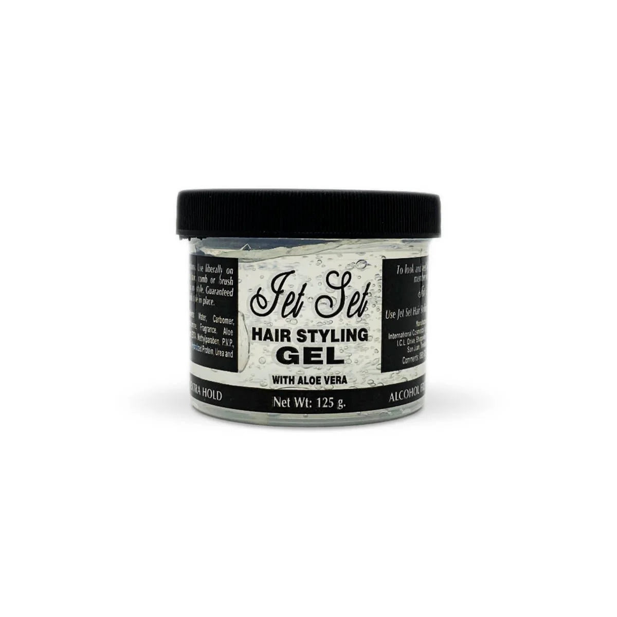 Jet Set Hair Gel Clear, 4oz