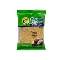 Kiss Coconut Raisin Biscuit Cake, 50g (3 Pack)