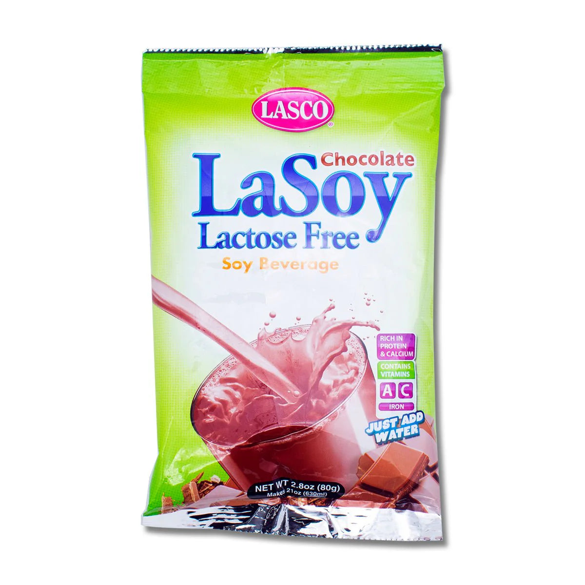 Lasco Chocolate Lasoy Lactose Free, 3oz (3 Pack)