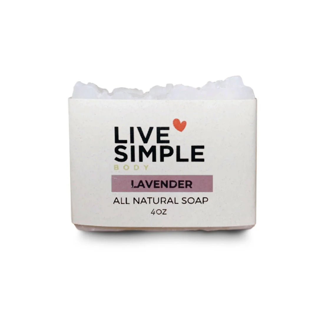 LiveSimple Lavender All Natural Soap, 4oz