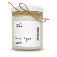 LiveSimple Soy Wax Candle