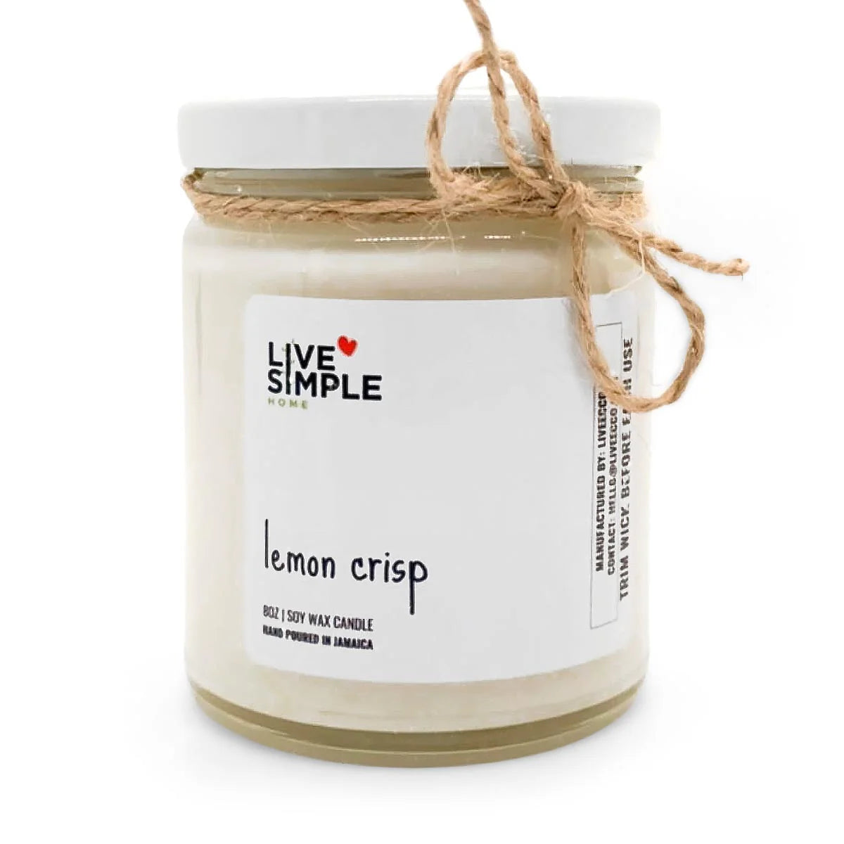 LiveSimple Soy Wax Candle