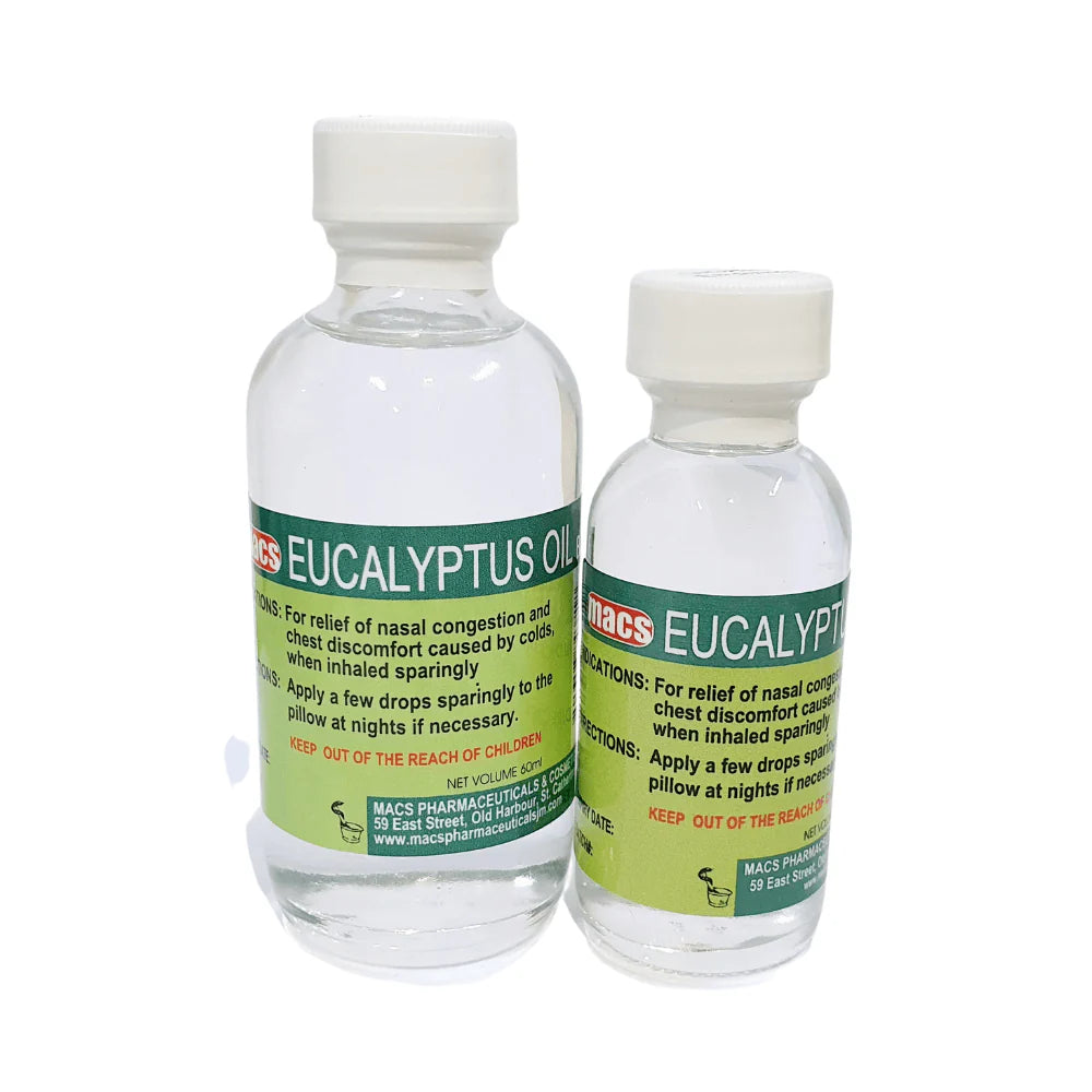 Macs Eucalyptus Oil, 60ml (2 Pack)