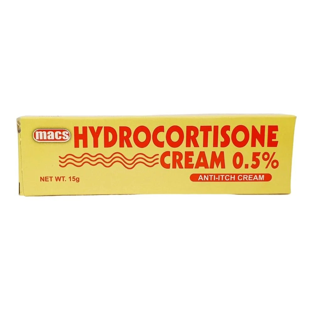 Macs Hydrocortisone Cream 0.5%, 15 gm or 30gm (2 Pack)