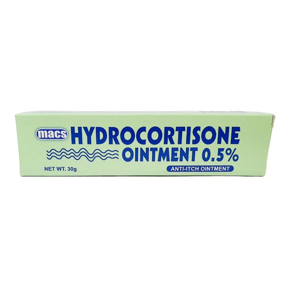 Macs Hydrocortisone Ointment 0.5%, 15gm or 30gm (2 Pack)