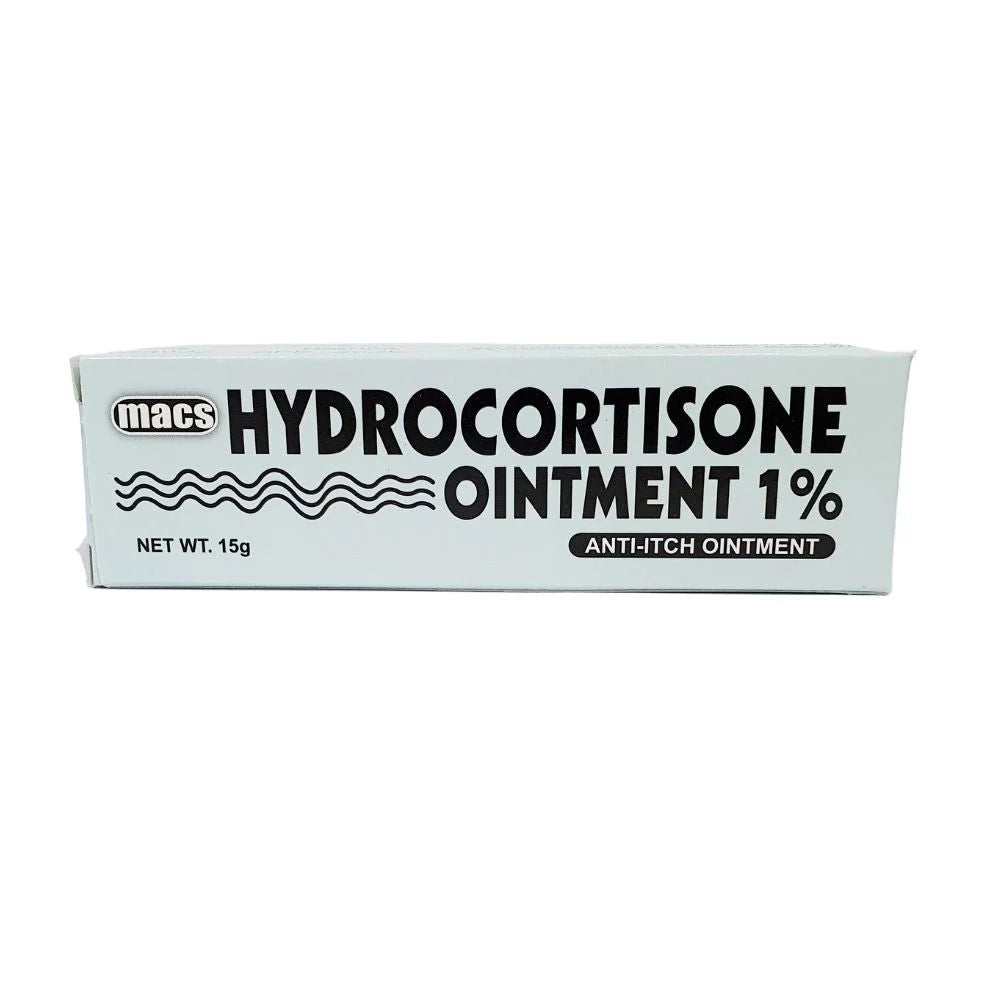 Macs Hydrocortisone Ointment 1%, 15gms or 30gms (2 Pack)