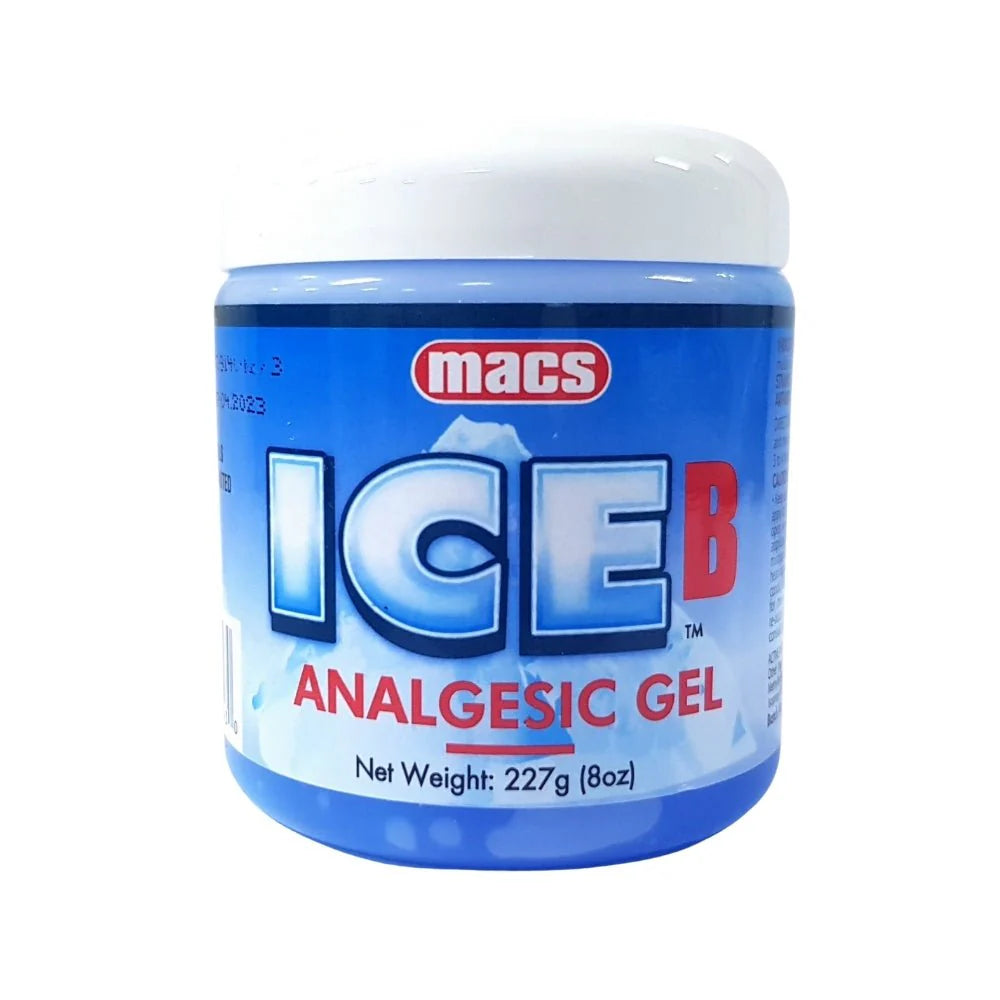 Macs ICE B Analgesic Gel, 8oz (2 & 3 Pack)