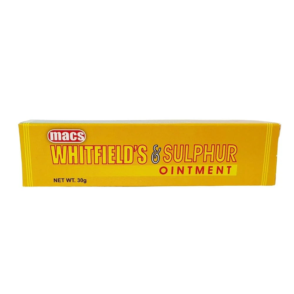 Macs Whitfield's & Sulphur Ointment, 30gm (2 & 3 Pack)