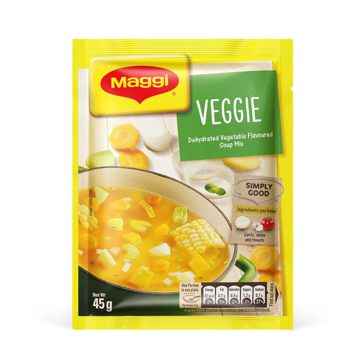 Maggi Vegetable Soup, 45g (3 Pack)