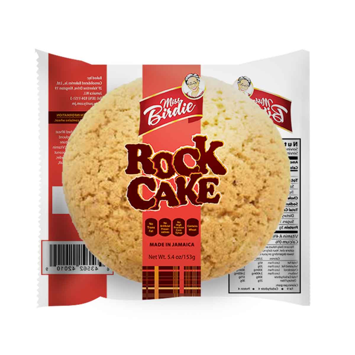 Miss Birdie Rock Cake, 153g (3 Pack)