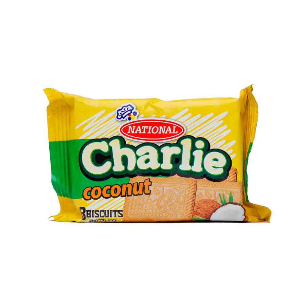 National Charlie Coconut Biscuits, 50g (3 Pack)