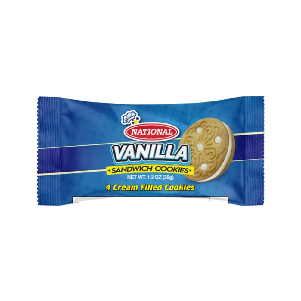 National Sandwich Cookies Vanilla, 36g (3 Pack)