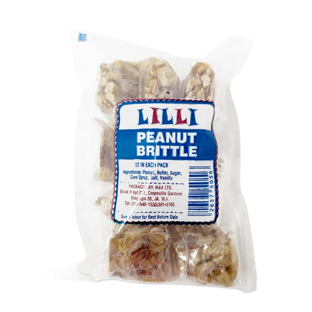 N&K Limited Unyquely Jamaican Peanut Brittle (3 Pack)