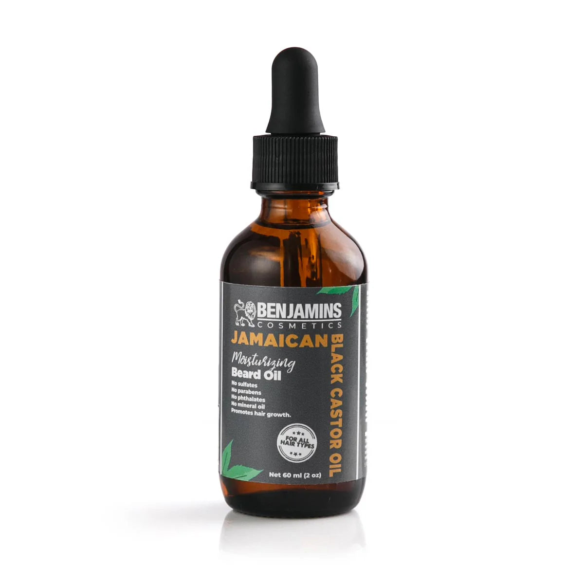 PA Benjamins Jamaican Black Castor Oil Moisturizing Beard Oil, 2oz