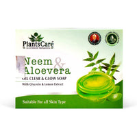 Plants Care Aloe Vera & Neem Glow Soap, 75g