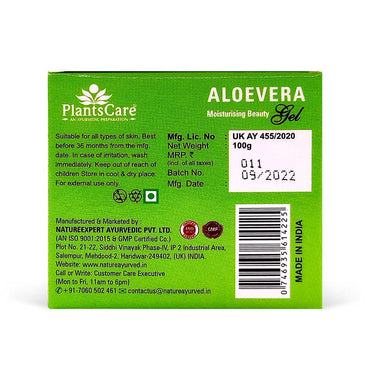 Plants Care Moisturizing Aloe Vera Gel, 100g