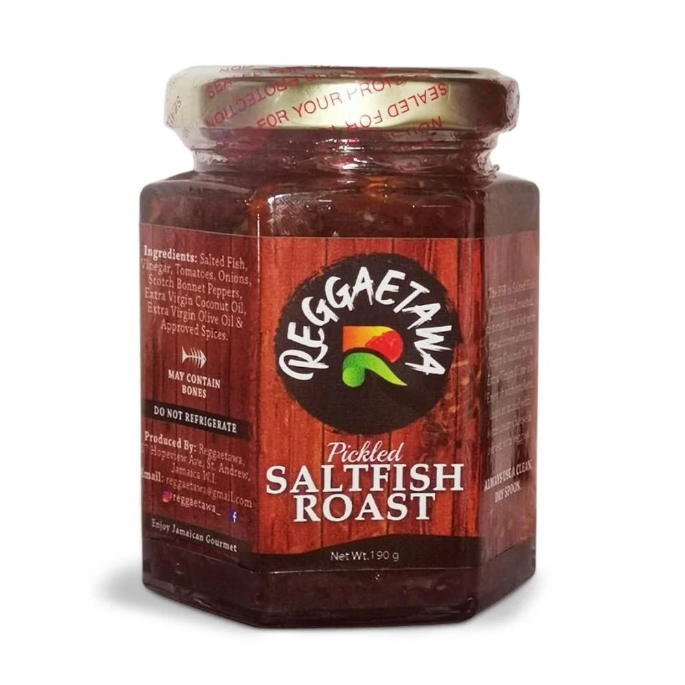 Reggaetawa Pickled Saltfish Roast, 6.7oz