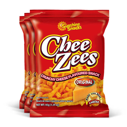 Sunshine Snacks Chee Zees, (3 Pack)