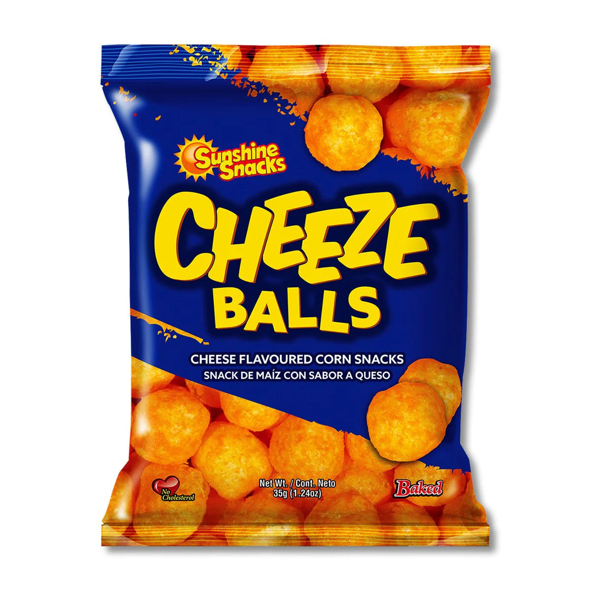 Sunshine Snacks Cheeze Balls, (3 Pack)