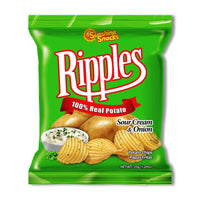 Sunshine Snacks Ripples Potato Chips, 35g (3 Pack)