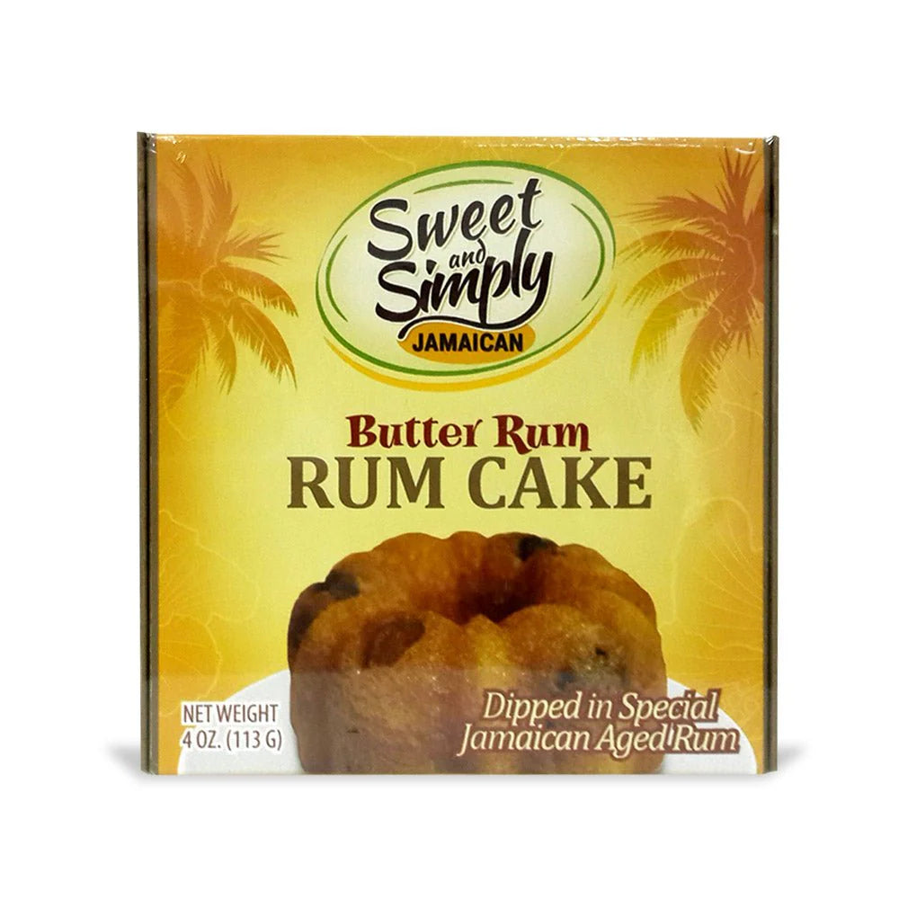 Sweet & Simply Jamaican Butter Rum Cake, 4oz