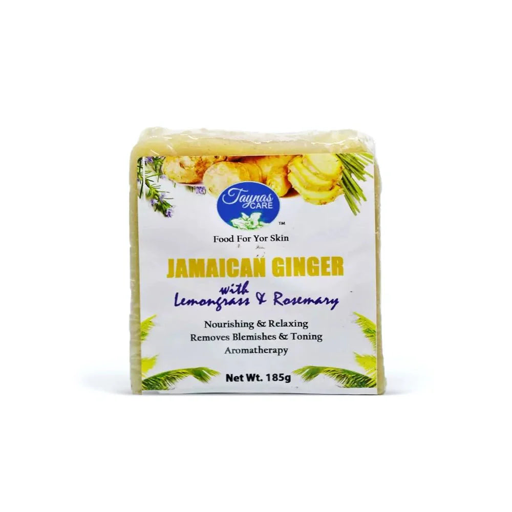 Tayna's Jamaican Ginger, Lemongrass, and Rosemary Soap, 6oz