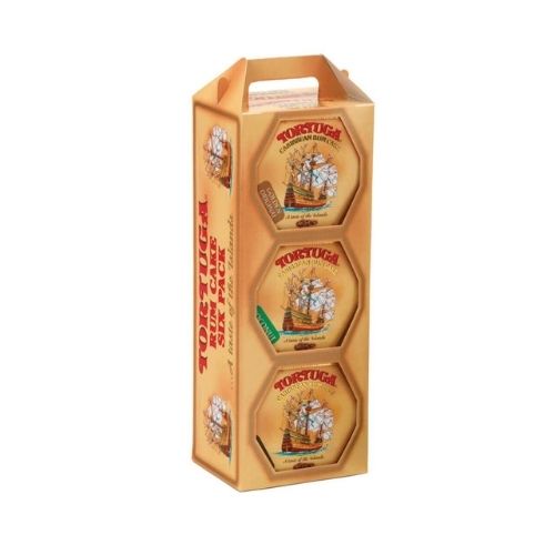 Tortuga Rum Cake Assorted Flavours, 4oz (6 Pack)