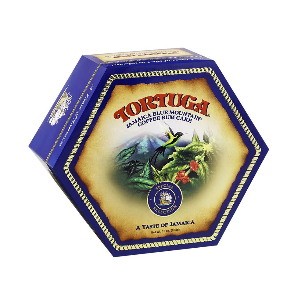 Tortuga Rum Cake – Blue Mountain Coffee, 16oz or 32oz