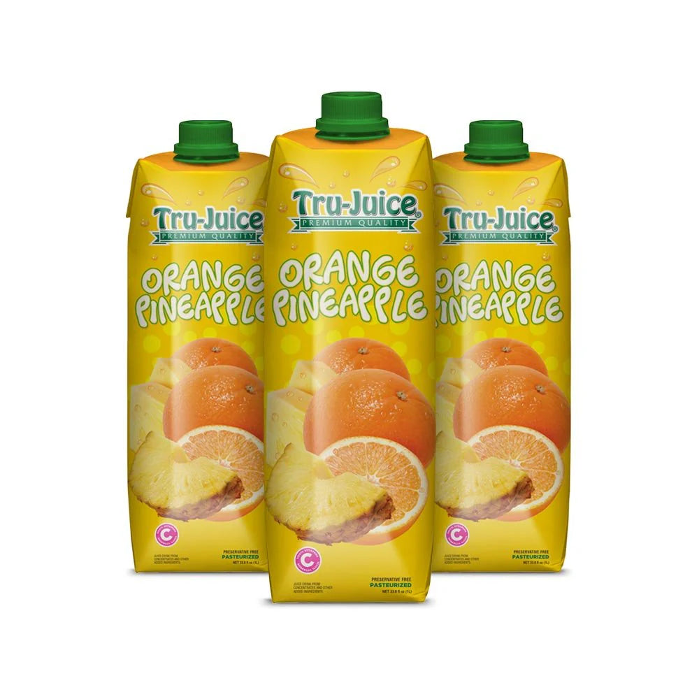 Tru-Juice Orange Pineapple Juice, 1L (3 pack)